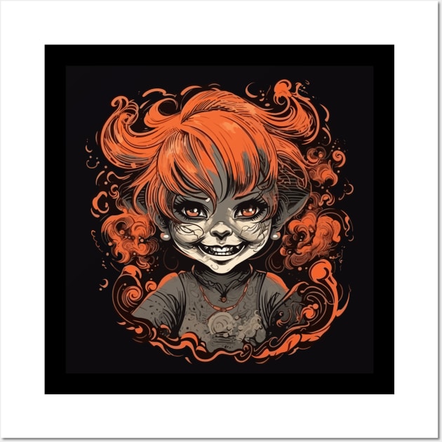 Devil Girl Wall Art by CreativeRebel